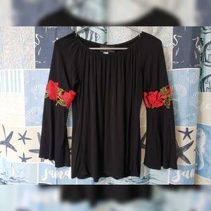 Rose Sleeve Top